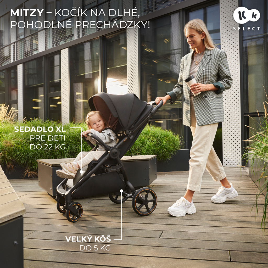KINDERKRAFT SELECT Kočárek sportovní Mitzy Linen Beige