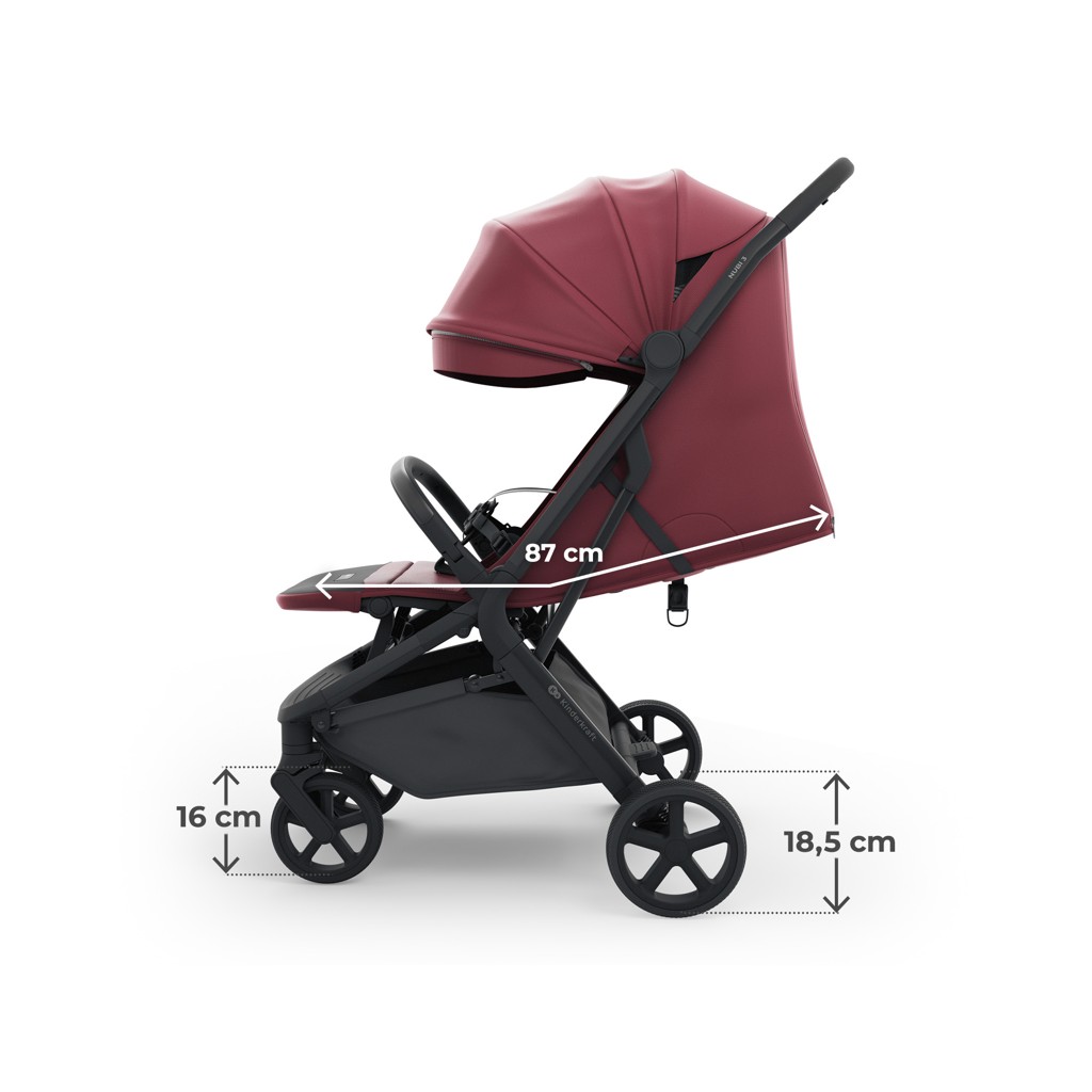 KINDERKRAFT SELECT Kočárek sportovní Nubi 3 Dark Ruby