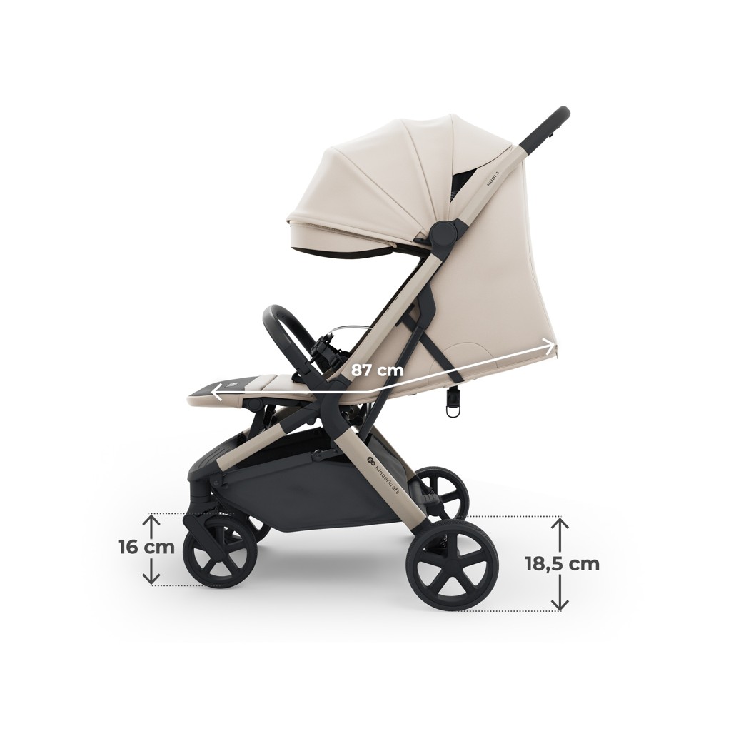 KINDERKRAFT SELECT Kočárek sportovní Nubi 3 Sand Beige