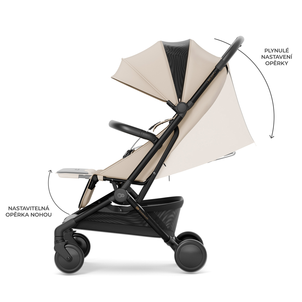 KINDERKRAFT SELECT Kočárek sportovní Pilot 2 Beige