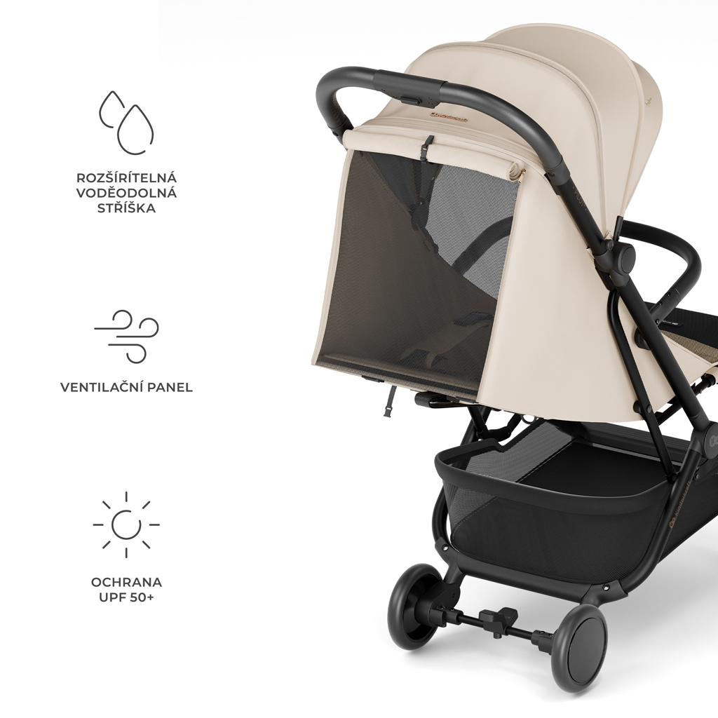 KINDERKRAFT SELECT Kočárek sportovní Pilot 2 Beige