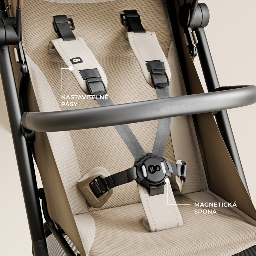 KINDERKRAFT SELECT Kočárek sportovní Pilot 2 Beige