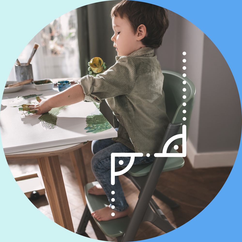 KINDERKRAFT SELECT Set jídelní židlička Livy Oak + lehátko Calmee, Premium