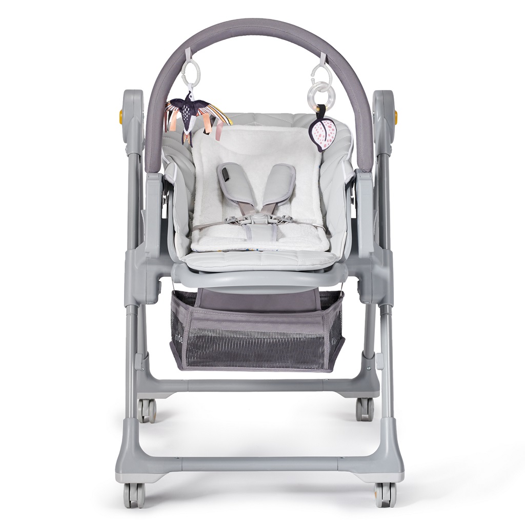 KINDERKRAFT SELECT Židlička jídelní Lastree Grey, Premium