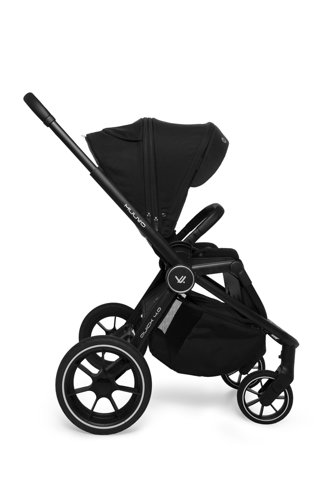 MUUVO Kočárek kombinovaný Quick 4.0 Classic black set 2v1