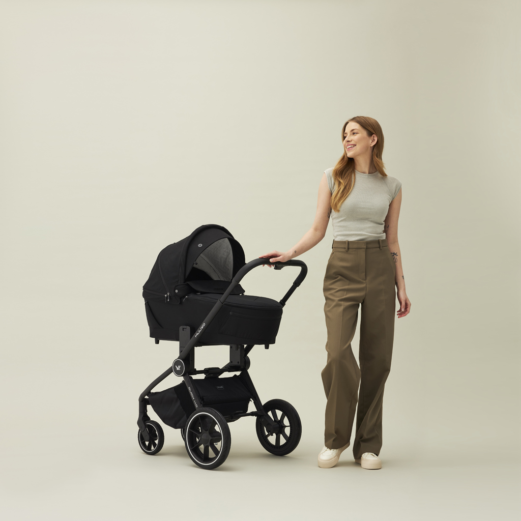 MUUVO Kočárek kombinovaný Quick 4.0 Classic black set 2v1