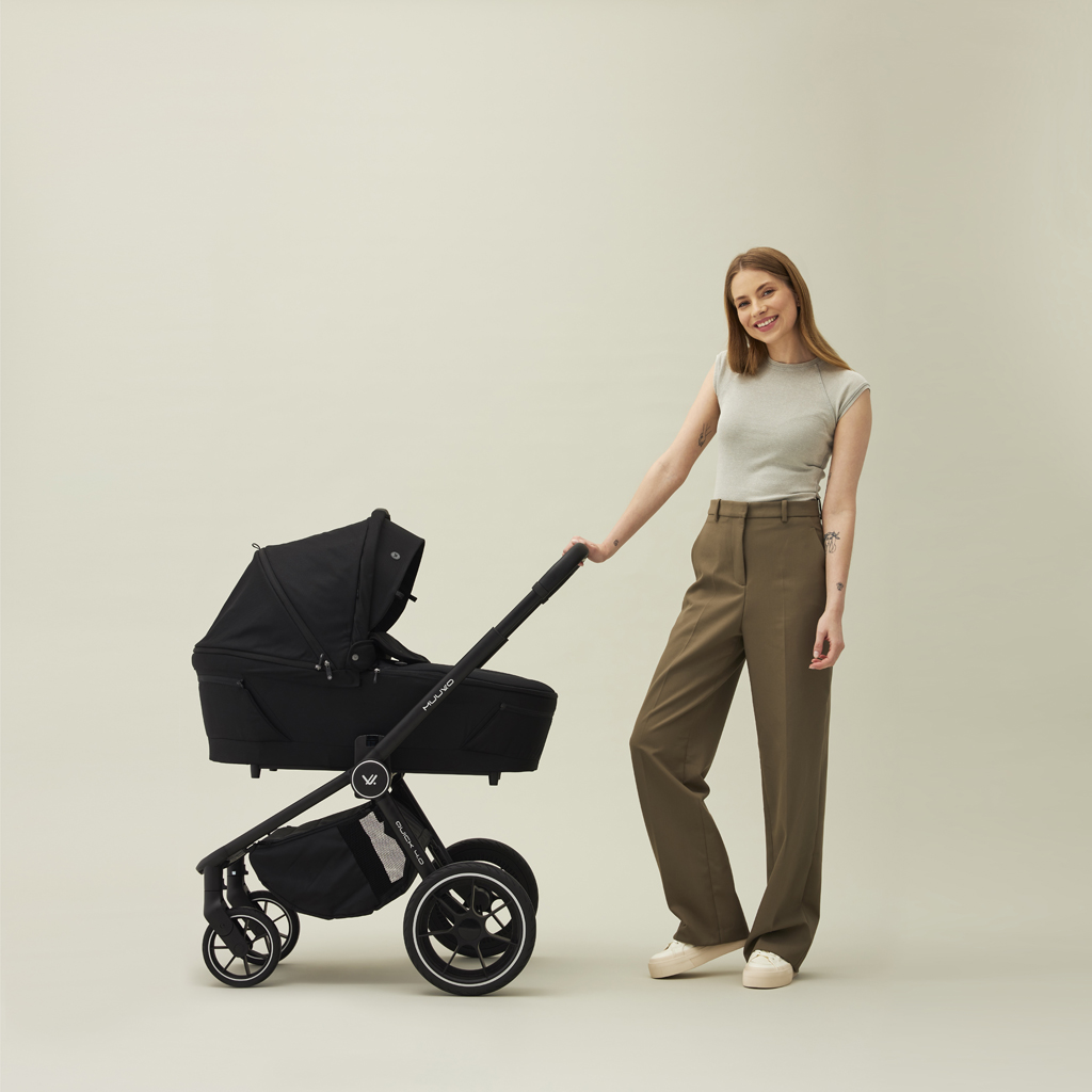 MUUVO Kočárek kombinovaný Quick 4.0 Classic black set 2v1