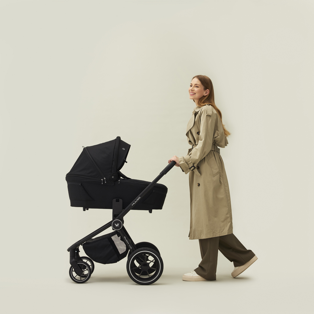 MUUVO Kočárek kombinovaný Quick 4.0 Classic black set 2v1