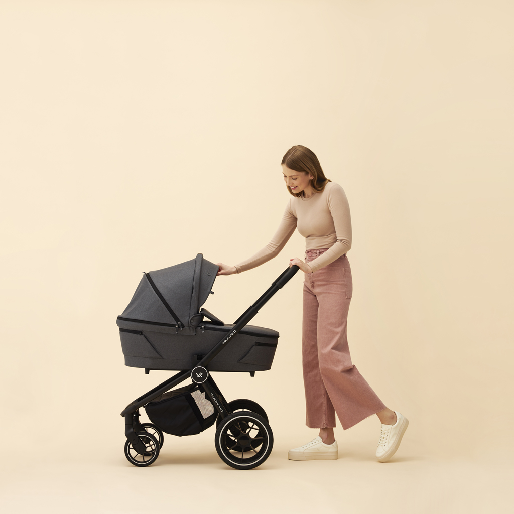 MUUVO Kočárek kombinovaný Quick 4.0 Iron graphite set 2v1