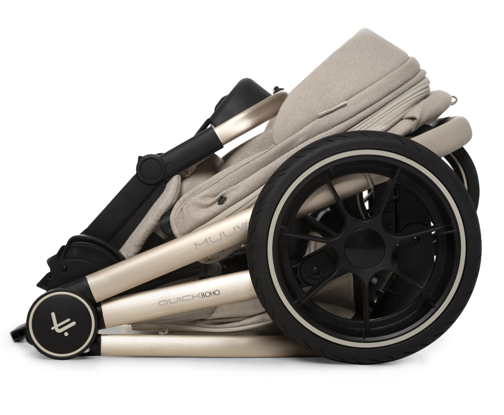 MUUVO Kočárek kombinovaný Quick Boho Beige set 2v1