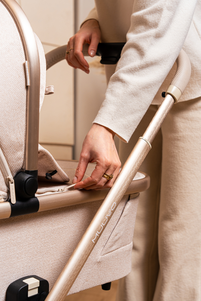 MUUVO Kočárek kombinovaný Quick Boho Beige set 2v1