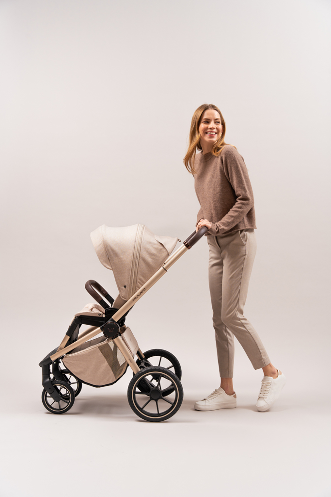 MUUVO Kočárek kombinovaný Quick Boho Brown set 2v1