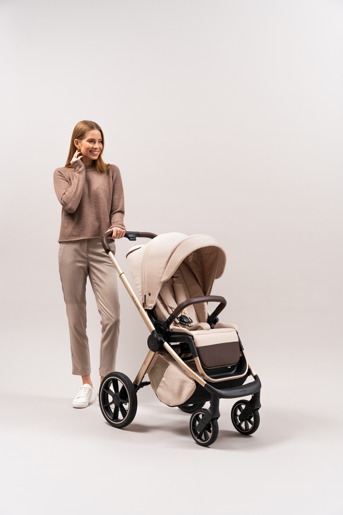 MUUVO Kočárek kombinovaný Quick Boho Brown set 2v1