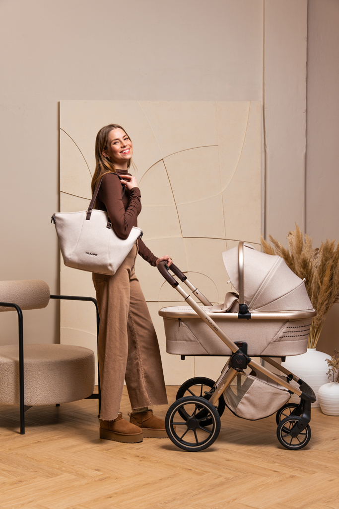 MUUVO Kočárek kombinovaný Quick Boho Brown set 2v1