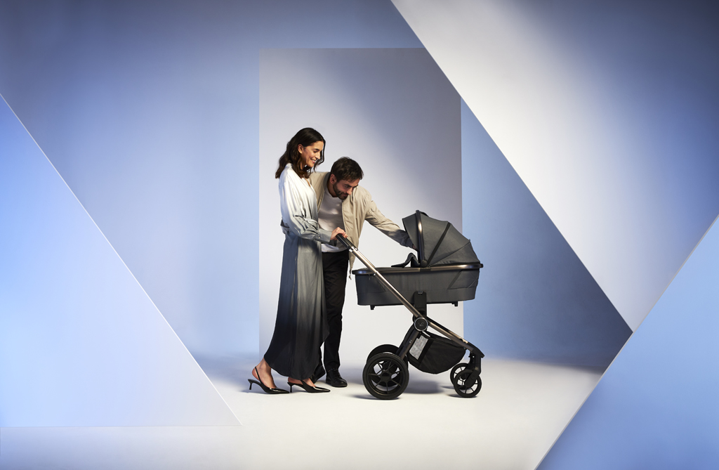 MUUVO Kočárek kombinovaný Quick SE 2 Diamond graphite set 2v1