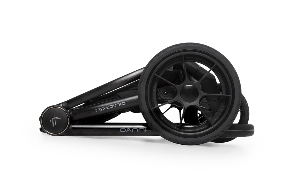 MUUVO Kočárek kombinovaný Quick SE 2 Chromium black set 2v1