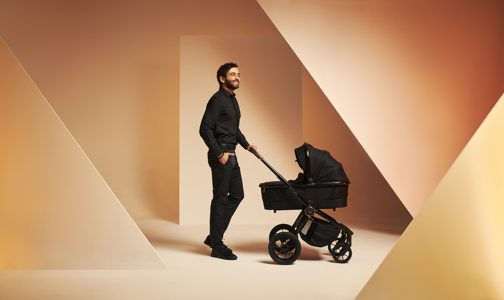 MUUVO Kočárek kombinovaný Quick SE 2 Sunset black set 2v1