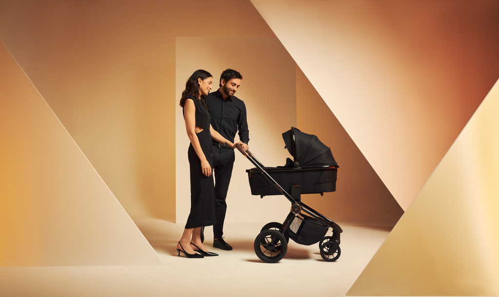 MUUVO Kočárek kombinovaný Quick SE 2 Sunset black set 2v1