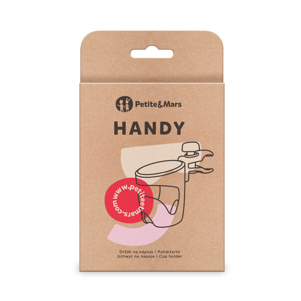 PETITE&amp;MARS Držák na nápoje Handy Grey