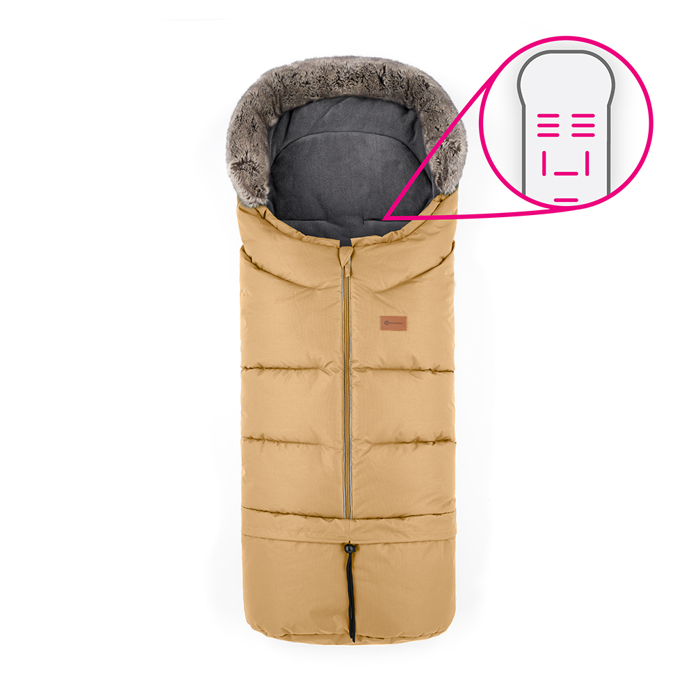 PETITE&amp;MARS Fusak 4v1 Arctic Horizontal Elegant Caramel