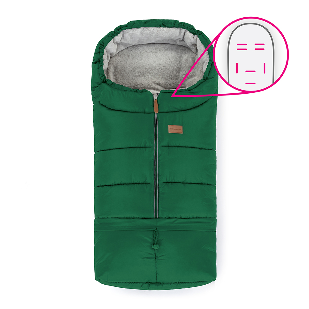 PETITE&amp;MARS Fusak nastavitelný 3v1 Jibot Horizontal Juicy Green