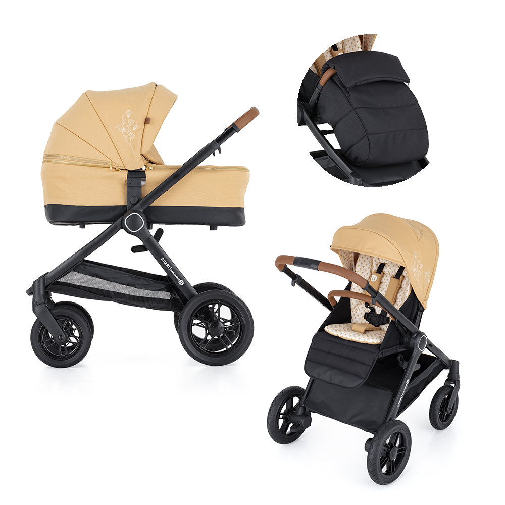 PETITE&amp;MARS Kočárek kombinovaný 2v1 Trails Heritage Bee