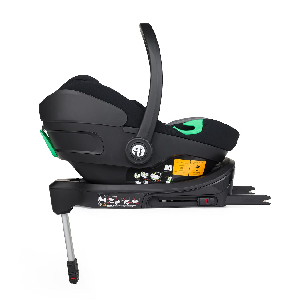 PETITE&amp;MARS Kočárek kombinovaný ICON 2v1 Mossy Green LITE AIR + Core Pro i-Size Black Grey + Báze