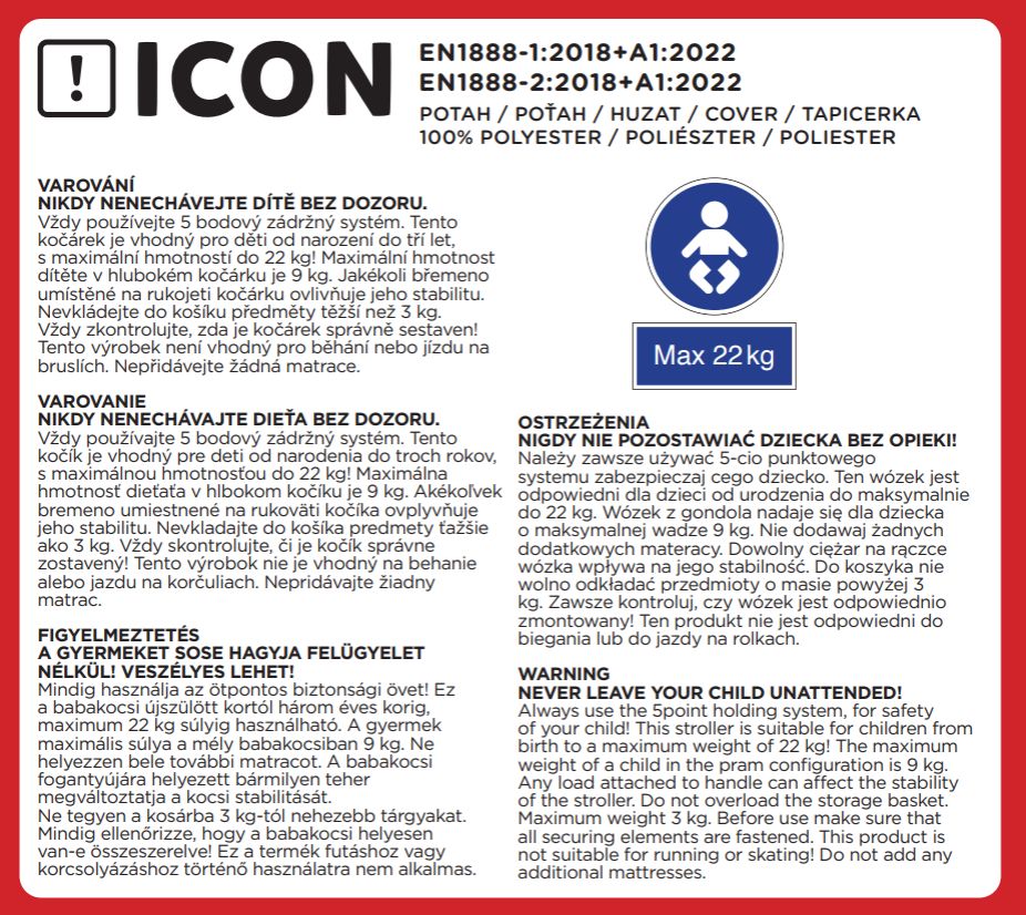 PETITE&amp;MARS Kočárek kombinovaný ICON 2v1 Mossy Green XXL AIR