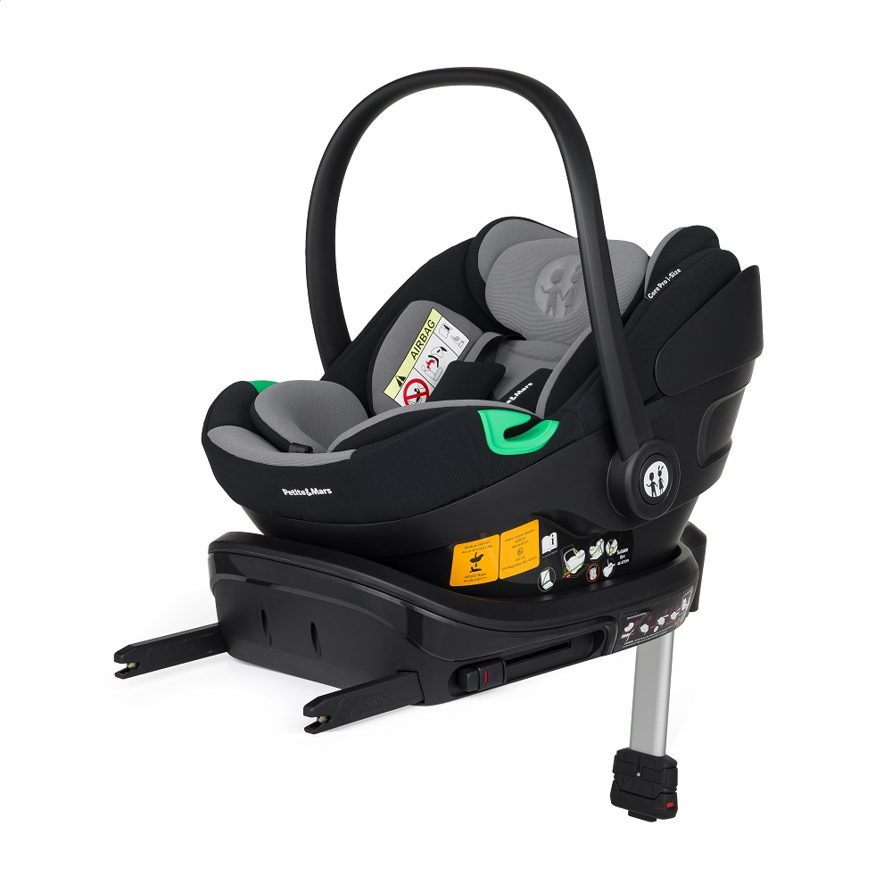 PETITE&amp;MARS Kočárek kombinovaný ICON 2v1 Mossy Green XXL RWS + Core Pro i-Size Black Grey + Báze