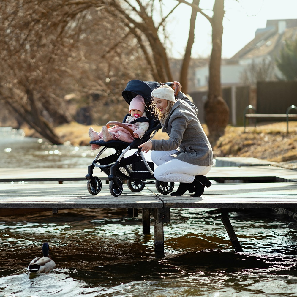 PETITE&amp;MARS Kočárek sportovní Cross Anthracite Blue