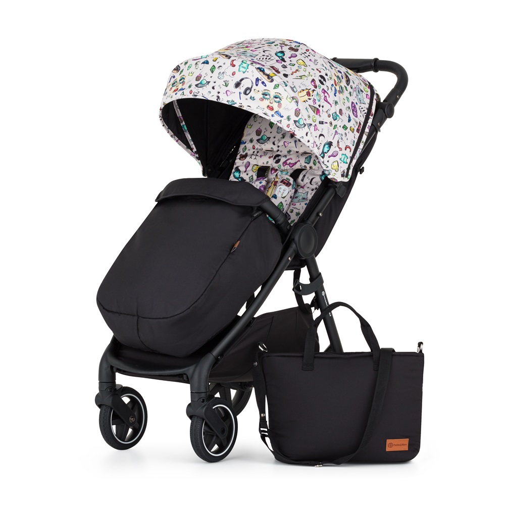 PETITE&amp;MARS Kočárek sportovní Royal3 Black Limited100 Tattoo