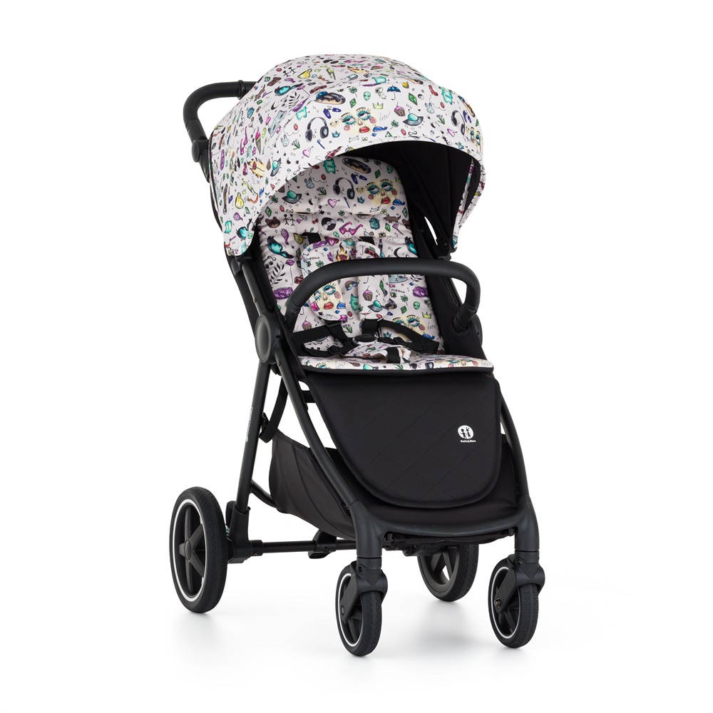 PETITE&amp;MARS Kočárek sportovní Royal3 Black Limited100 Tattoo