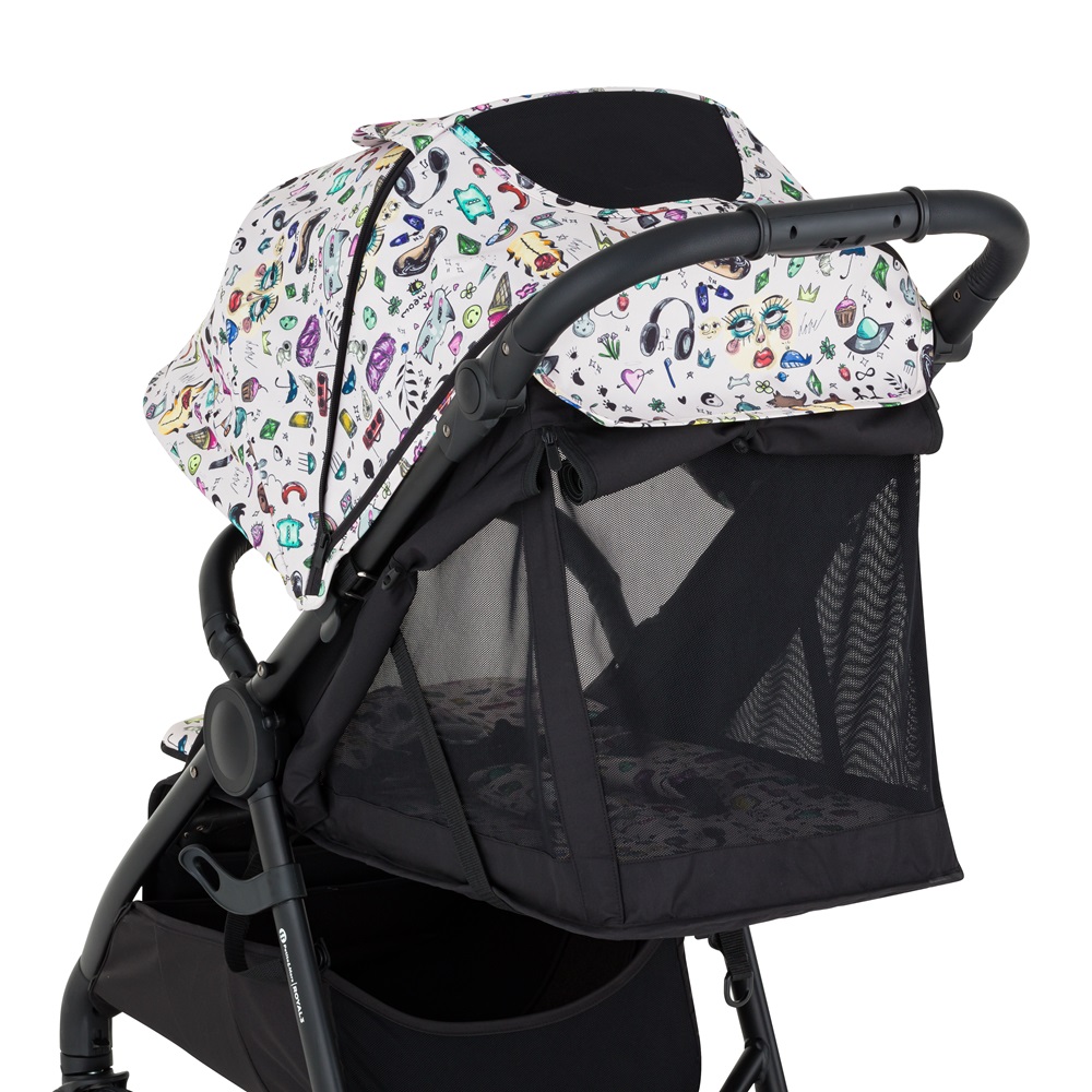 PETITE&amp;MARS Kočárek sportovní Royal3 Black Limited100 Tattoo