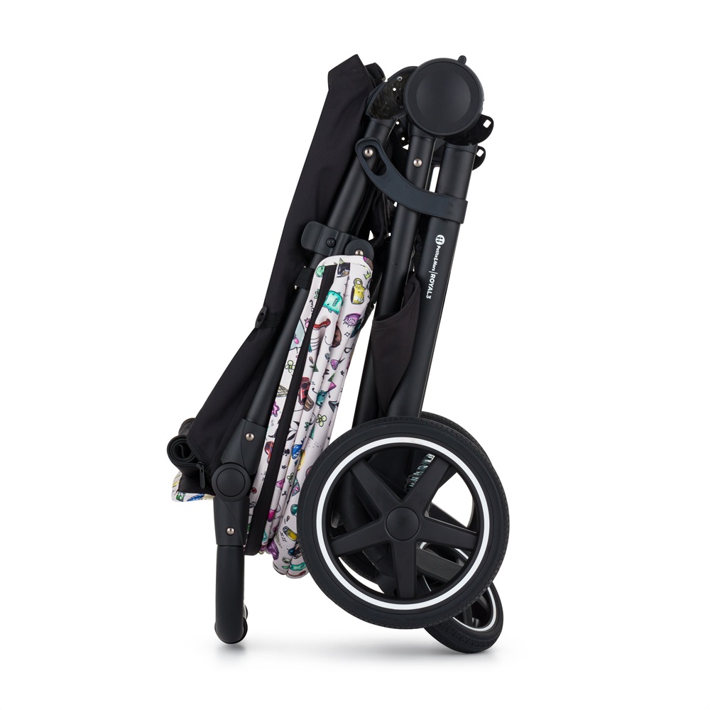 PETITE&amp;MARS Kočárek sportovní Royal3 Black Limited100 Tattoo