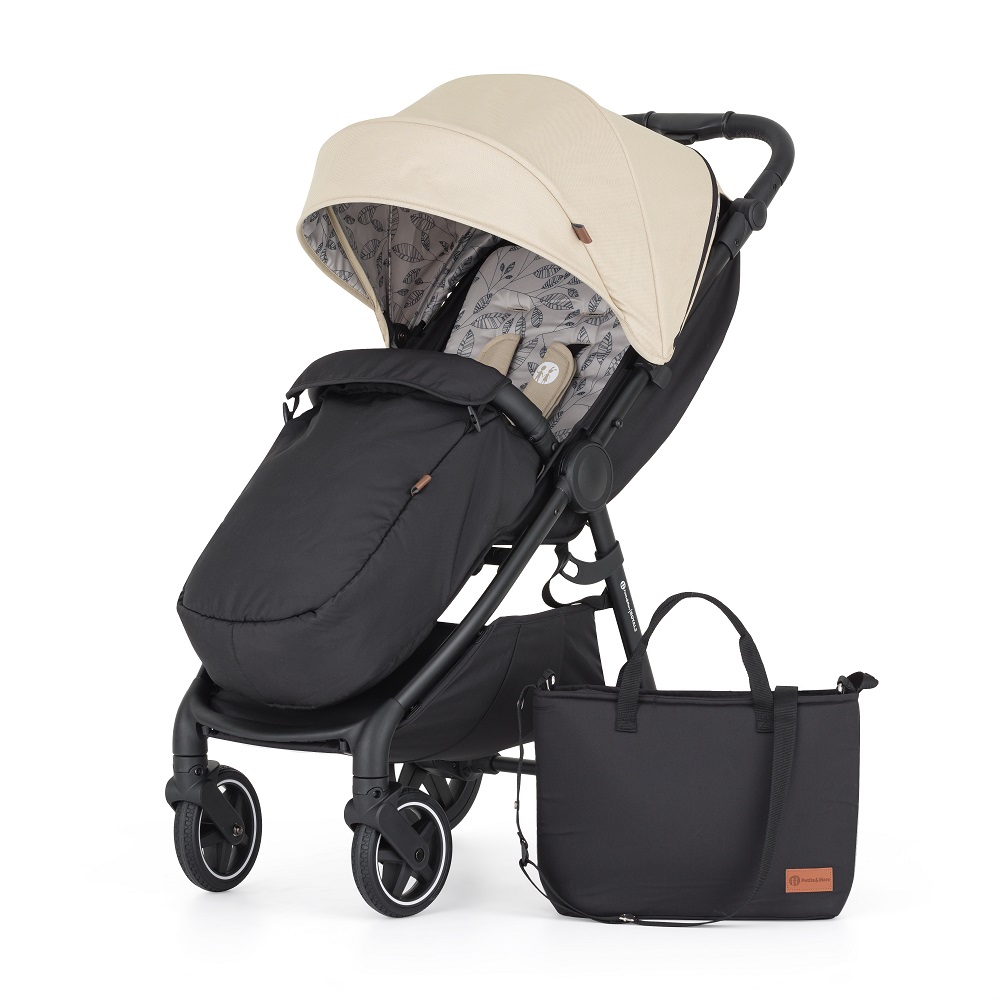 PETITE&amp;MARS Kočárek sportovní Royal3 Black Sahara Beige