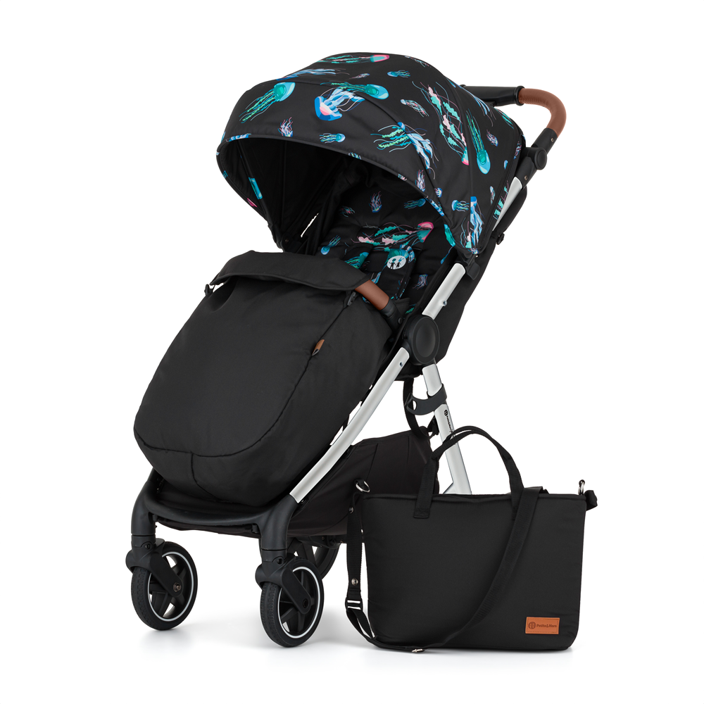 PETITE&amp;MARS Kočárek sportovní Royal3 Silver Limited100 Jellyfish