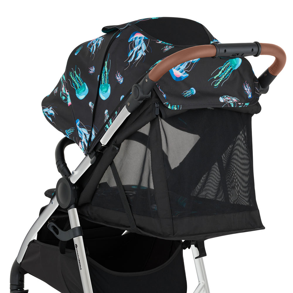 PETITE&amp;MARS Kočárek sportovní Royal3 Silver Limited100 Jellyfish