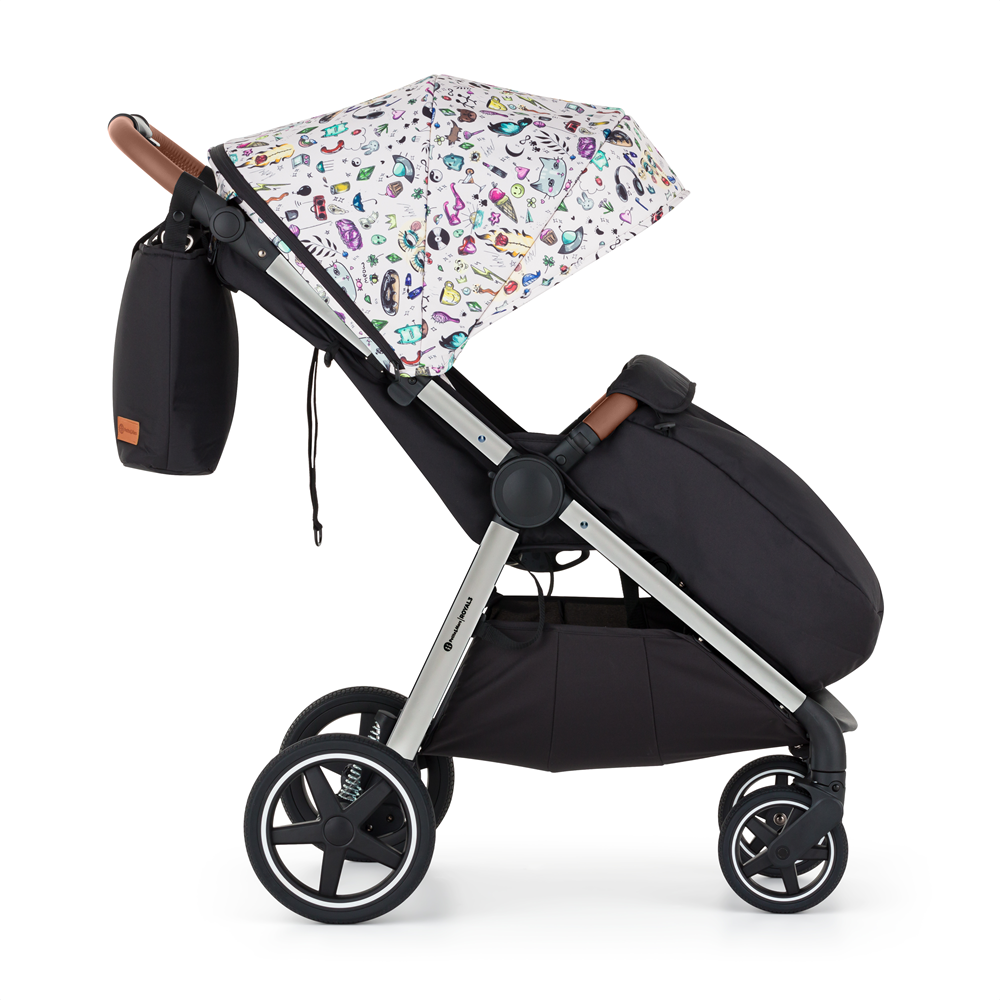 PETITE&amp;MARS Kočárek sportovní Royal3 Silver Limited100 Tattoo