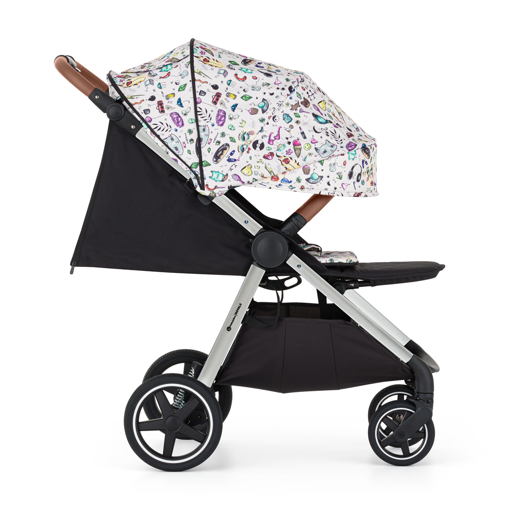 PETITE&amp;MARS Kočárek sportovní Royal3 Silver Limited100 Tattoo