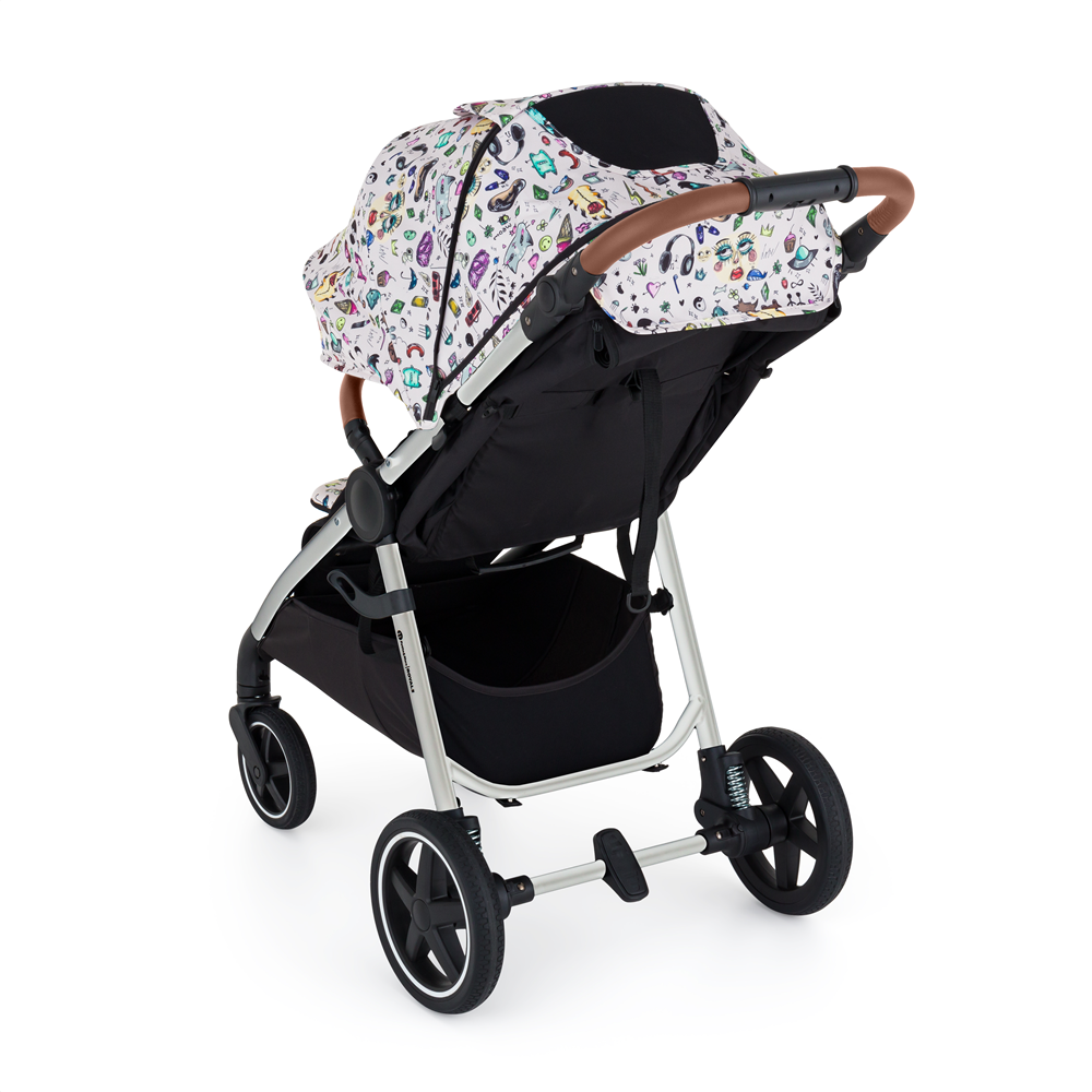 PETITE&amp;MARS Kočárek sportovní Royal3 Silver Limited100 Tattoo