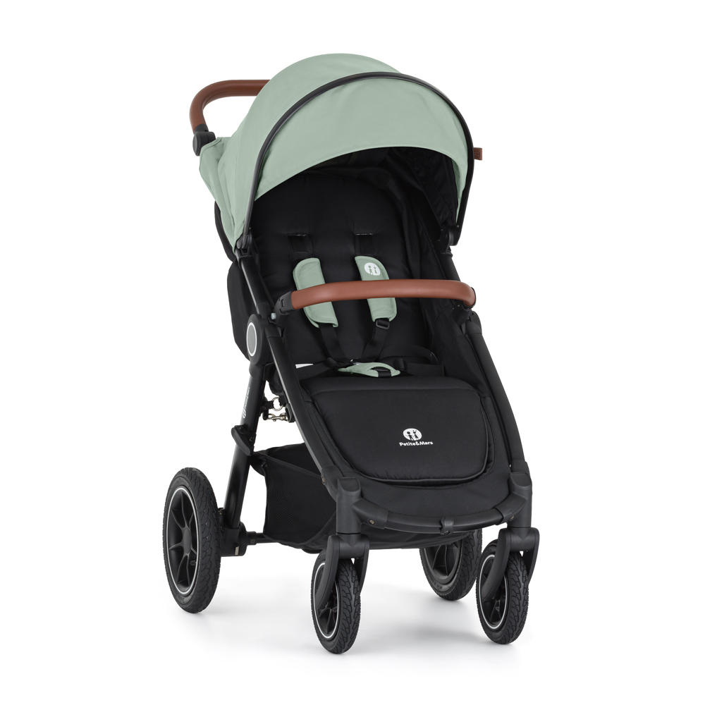 PETITE&amp;MARS Kočárek sportovní Street2 Air Oak Iron Green