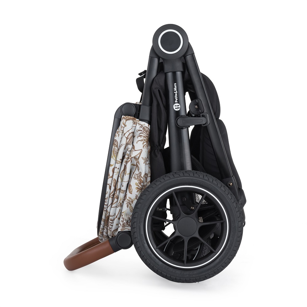 PETITE&amp;MARS Kočárek sportovní Street2 Air Oak Limited 100 Elegant Birds Complete