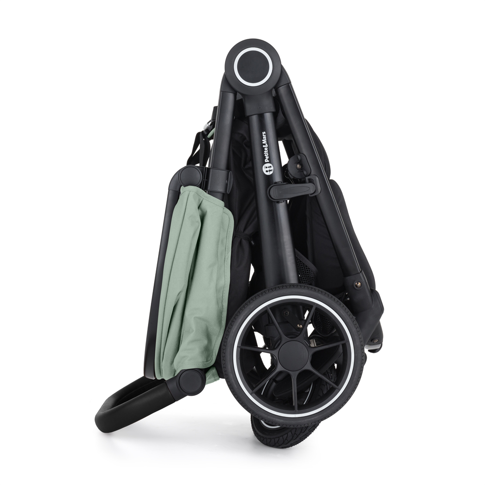 PETITE&amp;MARS Kočárek sportovní Street2 RWS Black Iron Green