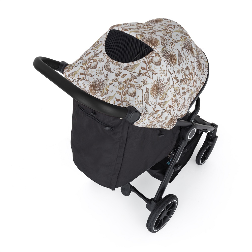 PETITE&amp;MARS Kočárek sportovní Street2 RWS Black Limited 100 Elegant Birds Complete