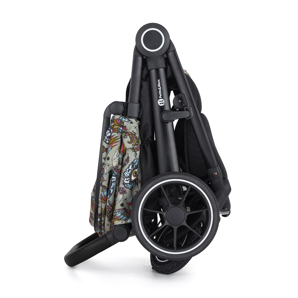 PETITE&amp;MARS Kočárek sportovní Street2 RWS Black Limited 100 Wonderland Complete