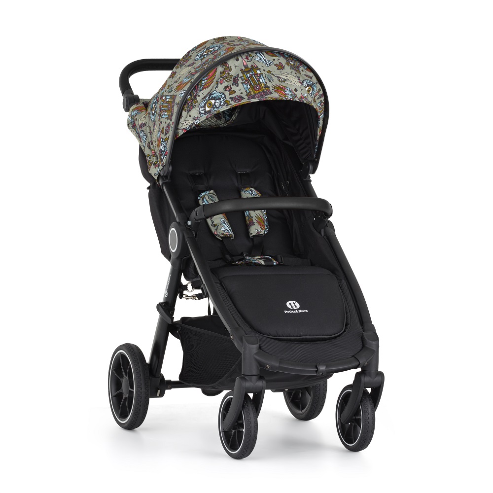 PETITE&amp;MARS Kočárek sportovní Street2 RWS Black Limited 100 Wonderland Complete