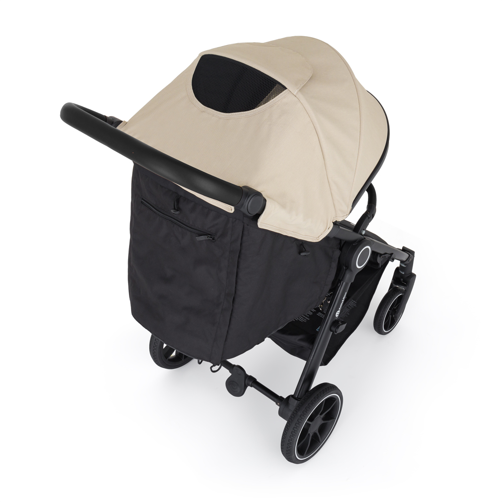 PETITE&amp;MARS Kočárek sportovní Street2 RWS Black Sahara Beige