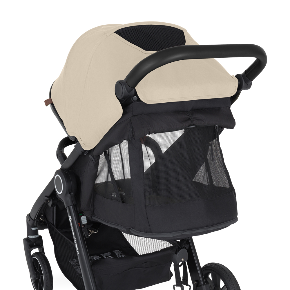 PETITE&amp;MARS Kočárek sportovní Street2 RWS Black Sahara Beige