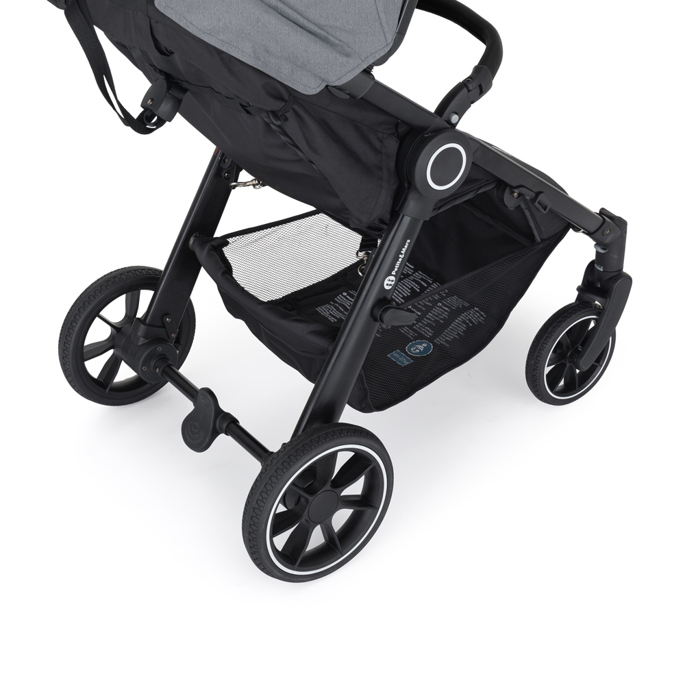 PETITE&amp;MARS Kočárek sportovní Street2 RWS Black Ultimate Grey