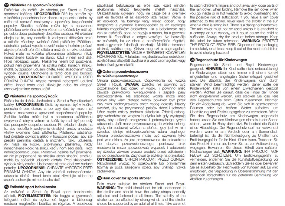 PETITE&amp;MARS Pláštěnka na autosedačku